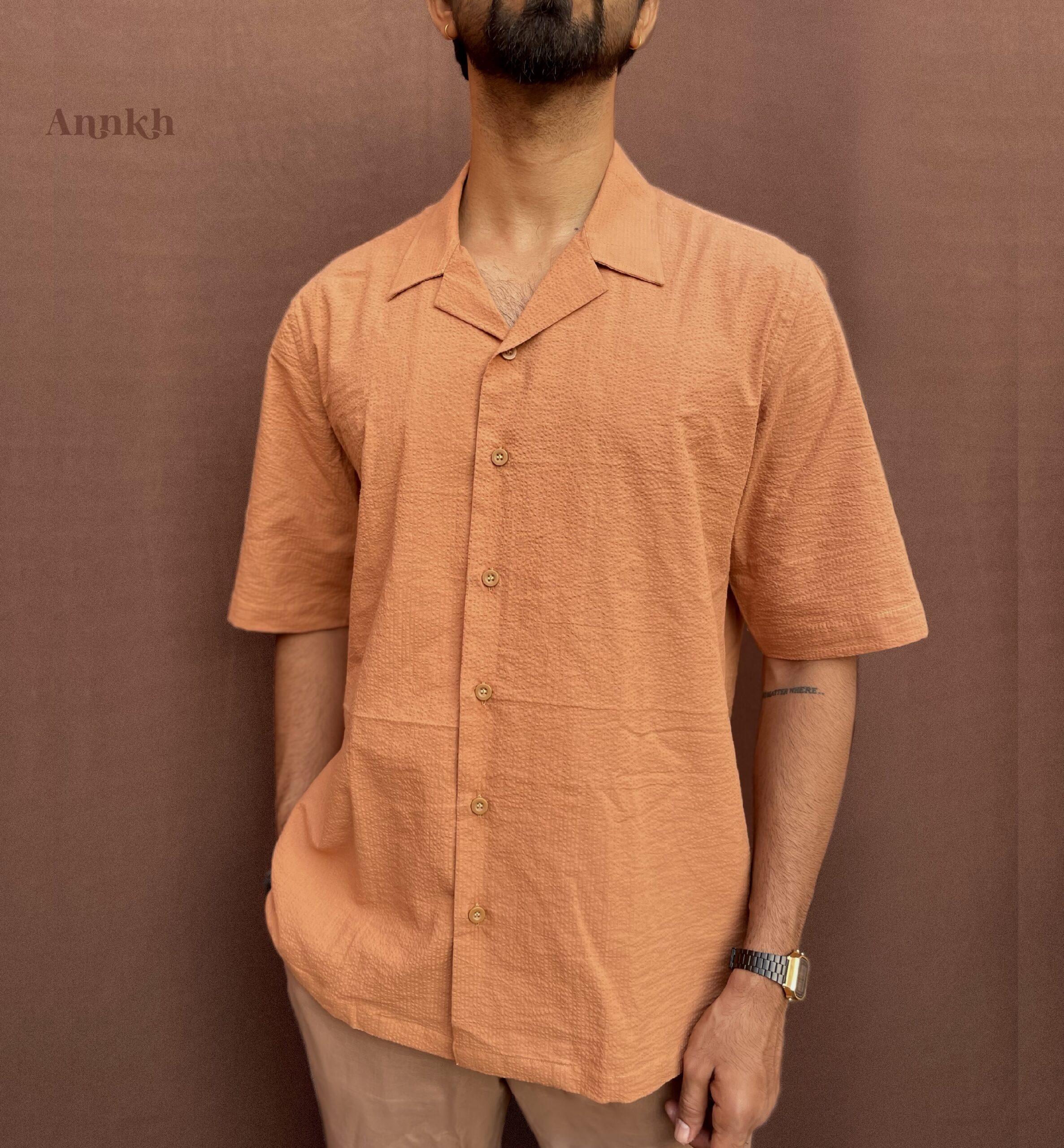 DUSTY ORANGE SHIRT