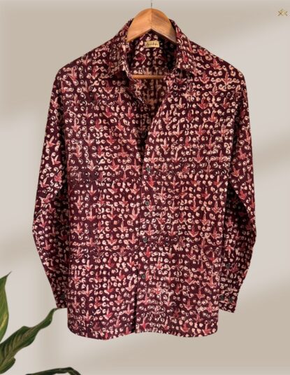 Vine kalamkari shirt