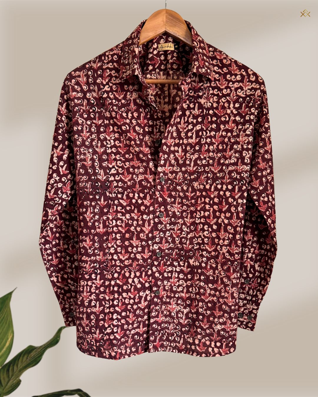 Vine kalamkari shirt