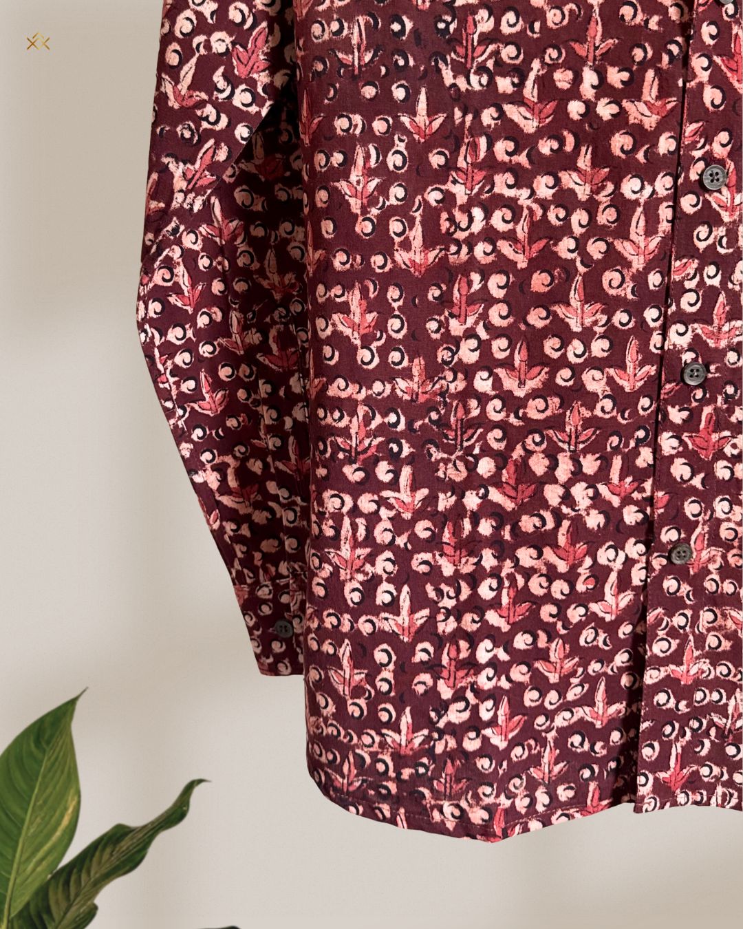 Vine kalamkari shirt - Image 2